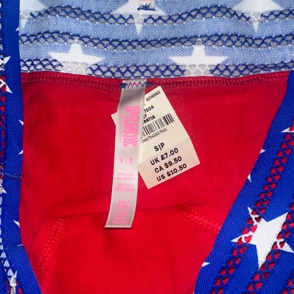 PINK Victoria's Secret Red and Blue Star Panties - Picture 2 of 6